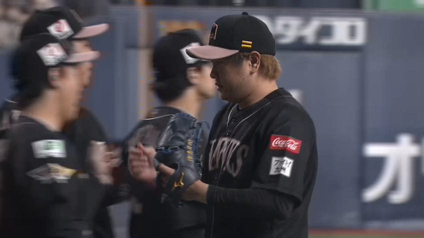 7回裏・H津森宥紀 満塁のピンチを凌ぐナイスピッチング!!