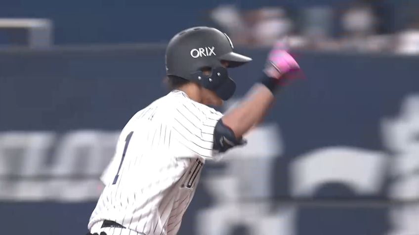 8回裏・B福田周平 ライトへの同点タイムリーヒット!!