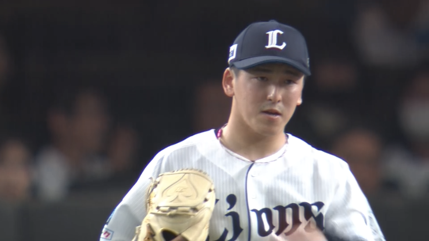 3回表・L隅田知一郎 コントロールと緩急を活かしたピッチングで早くも5奪三振!!