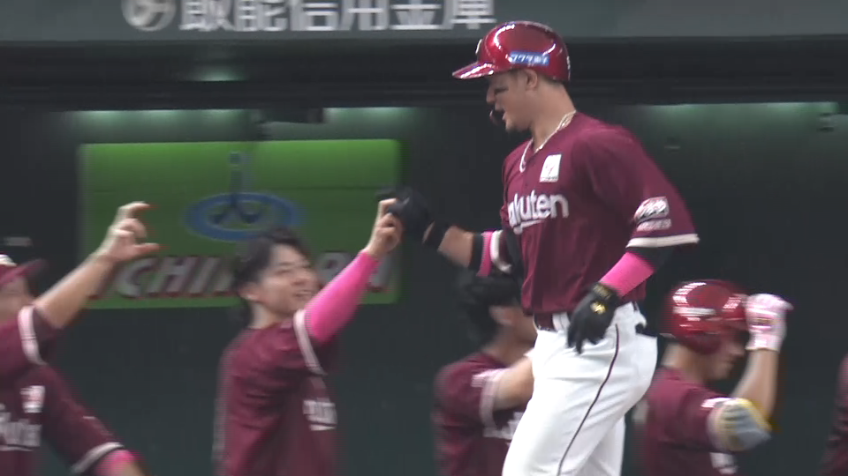 7回表・E安田悠馬 変化球を捉えファンの待つライトスタンドへ2ランホームランを放つ!!