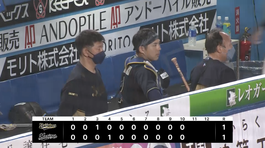 10回裏・M若月健矢 見事な牽制で飛び出していたランナーをアウトにする!!