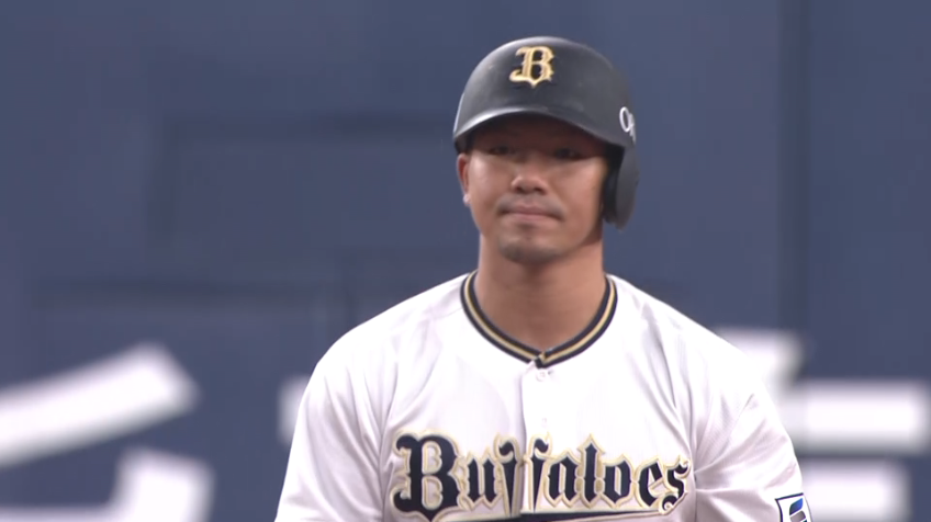 8回裏・B頓宮裕真 レフトオーバーのタイムリー2ベースヒットで1点を返す!!