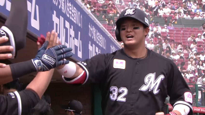 2回表・M佐藤都志也 第2号ソロホームランで追加点をあげる!!