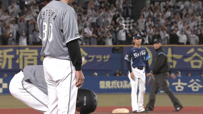 8回裏・M和田康士朗 快足飛ばした3ベースヒットで先発全員安打達成!!