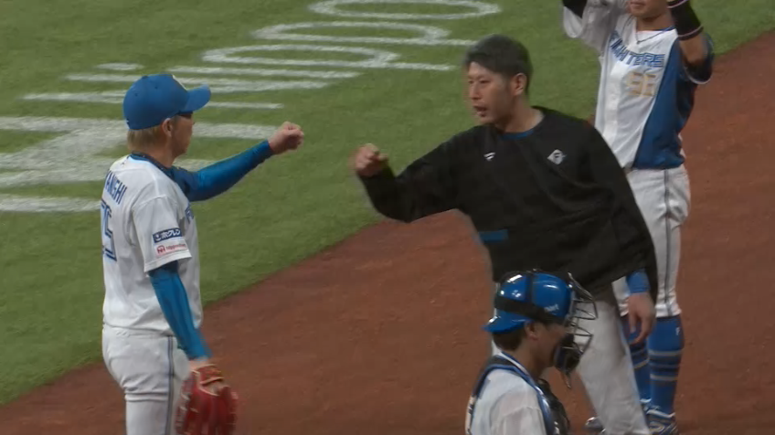 8回表・F宮西尚生 ベテラン左腕が唸る!! 三振を奪い14試合連続無失点!!