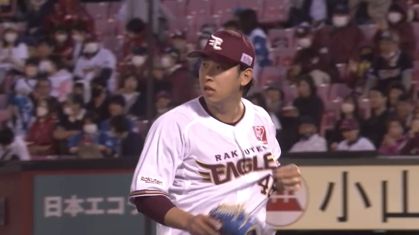 2回表・E藤平尚真 ピンチを迎えるもダブルプレーに打ち取り、無失点に抑える!!