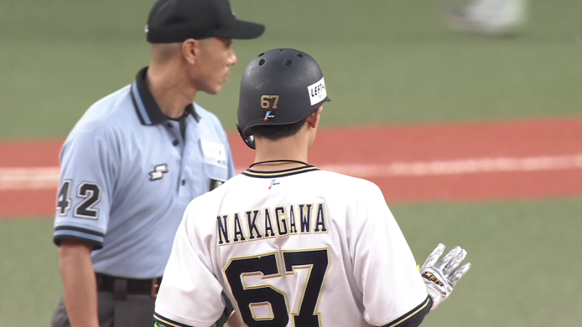 8回裏・B中川圭太 リードを広げる貴重な一打!! 右中間への2点タイムリー2ベース!!