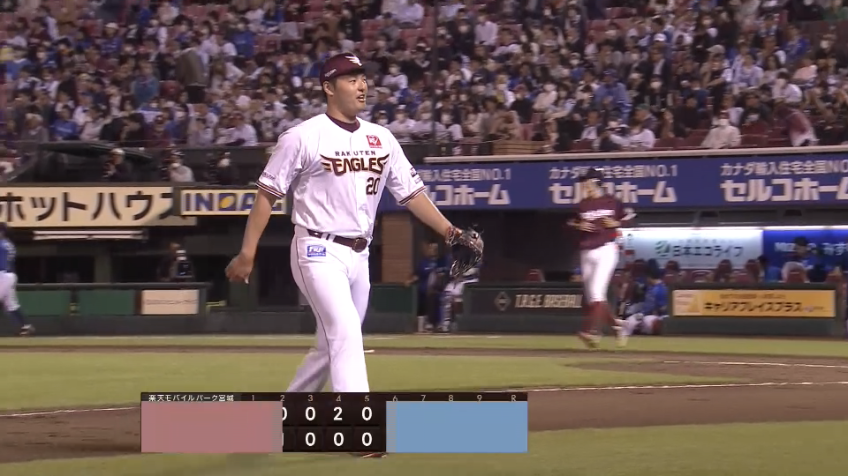 8回表・E安樂智大 3者凡退のテンポの良いピッチングでチームに流れを引き寄せる!!