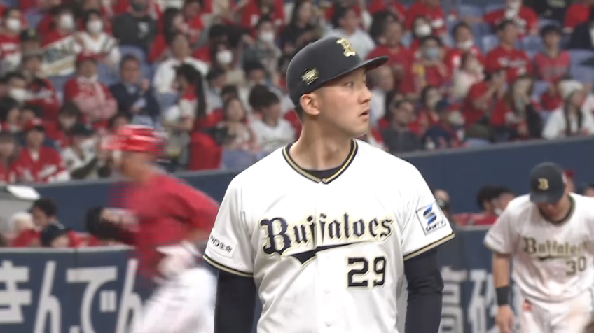 6回表・B田嶋大樹 最後もストレート!! 力あるボールで6回無失点の好投!!