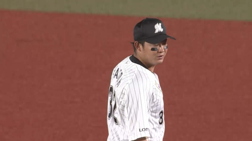 7回表・M佐藤都志也 一塁線の難しい打球も上手く捌きアウトにする!!