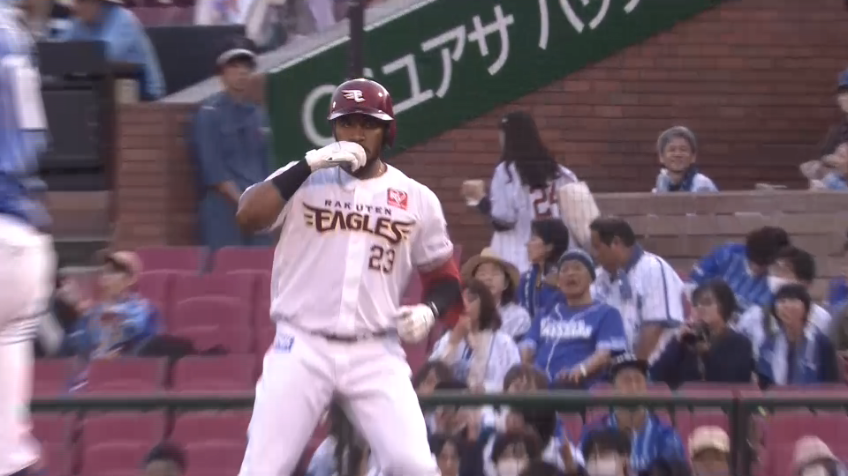 1回裏・Eフランコ 2試合連続タイムリー!! センター前へ抜ける鋭い打球で先制点をもたらす!!