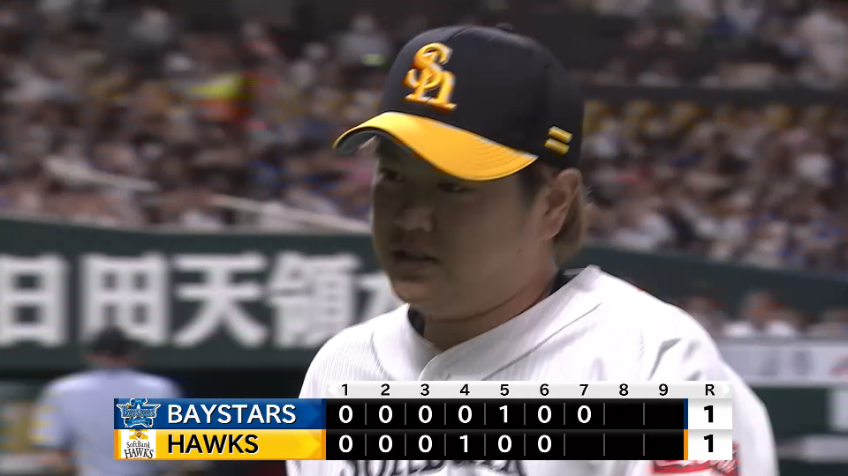 7回表・H津森宥紀 ピンチを凌ぐ!! 2アウト満塁のピンチを招くも無失点で切り抜ける!!