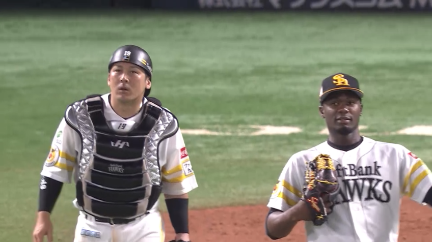 9回表・Hモイネロ ピンチの場面で登板も最後は三振でゲームを締めくくる!!