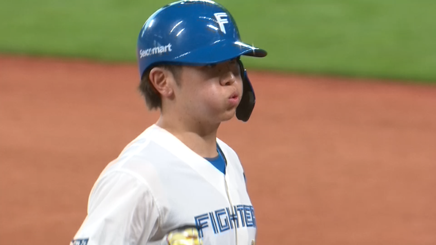 2回裏・F清水優心 女房役が大きな援護点をプレゼント!! センター前へ先制タイムリーヒット!!