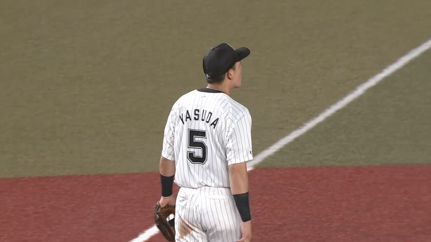 5回表・M安田尚憲 機転を利かせてゲッツーを奪う!!