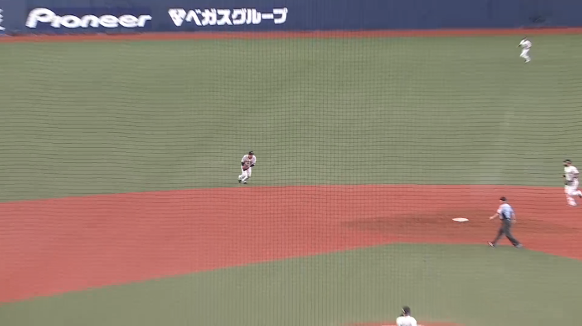 8回表・B小木田敦也 ピンチの場面を無失点に抑え、味方の反撃に繋ぐ!!