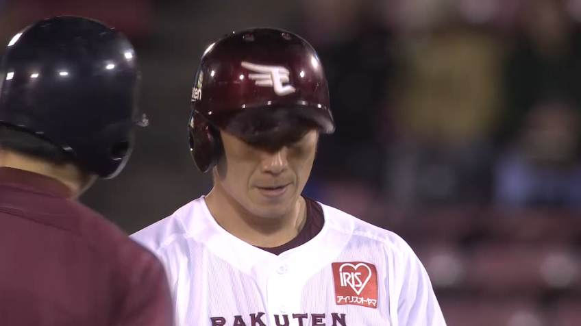 7回裏・E岡島豪郎 貴重な追加点!! タイムリー2ベースヒットを放つ!!