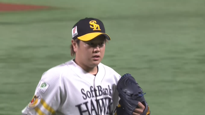 6回表・H津森宥紀 力で押しきった!! 満塁のピンチを無失点に抑える!!