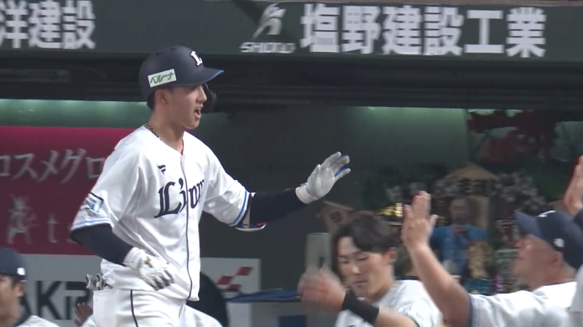 2回裏・L長谷川信哉 完璧に捉えた!! 試合を振り出しに戻す第3号ソロホームラン!!