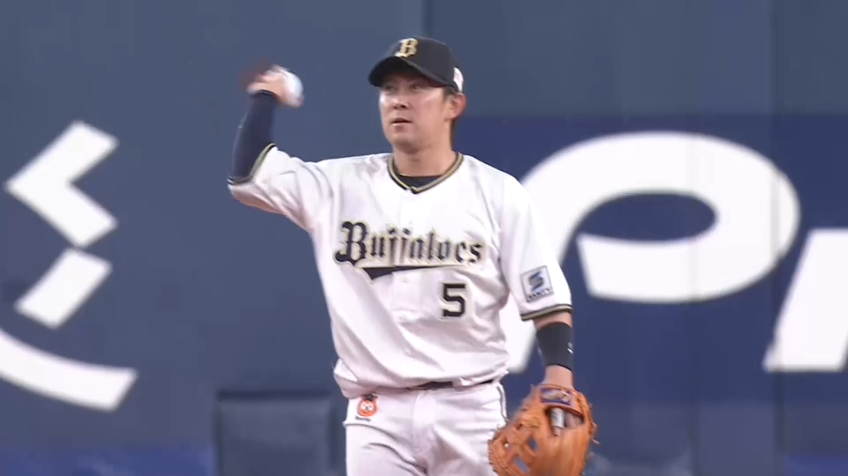 1回表・B西野真弘 初回からスーパープレー!! 見事なダイビングキャッチを見せる!!