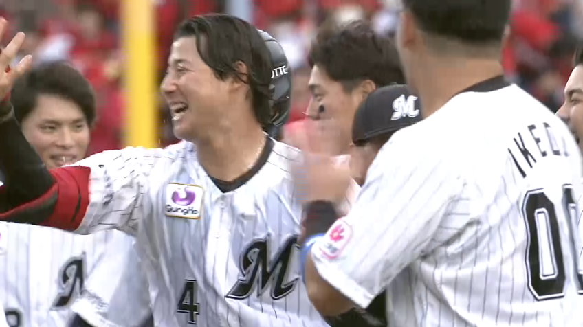 9回裏・M藤岡裕大 シーソーゲームを制した!! プロ初のサヨナラヒットを放つ!!