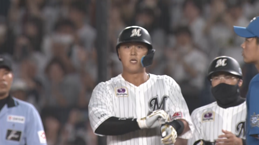 7回裏・M山口航輝 反撃開始!! レフトへのタイムリーヒットで1点を返す!!