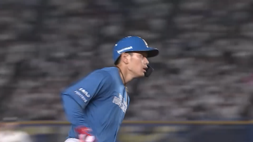 8回表・F野村佑希 流れは渡さない!! レフトへ第7号ソロホームランを放つ!!