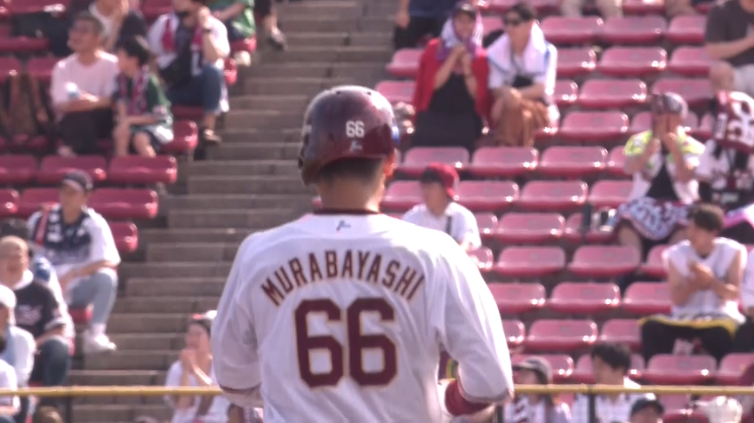 6回裏・E村林一輝 エンタイトル2ベースヒットを放つ!!