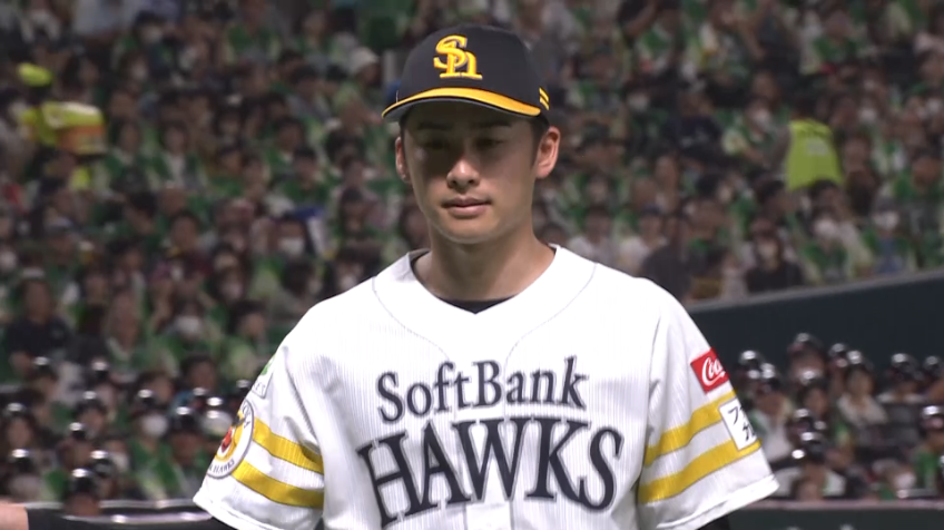 3回表・H板東湧梧 3回までパーフェクトピッチング!! この回も3者凡退に抑える!!