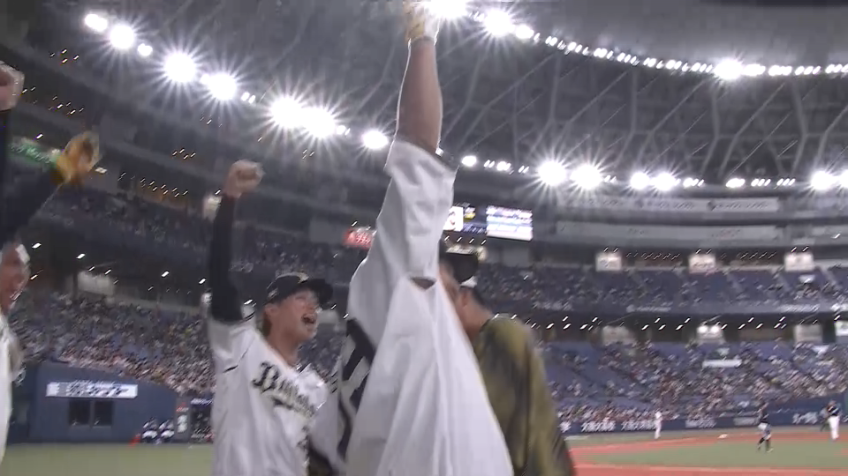 7回裏・B杉本裕太郎 大激走!! 今季第11号ホームランはランニング3ランホームラン!!