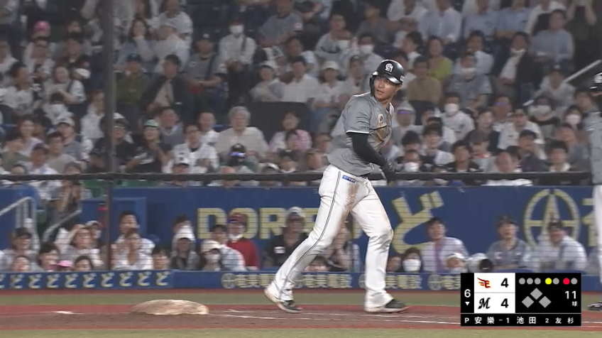 6回裏・E安樂智大 相手の隙をついた牽制でランナーを刺し、進塁を許さない!!