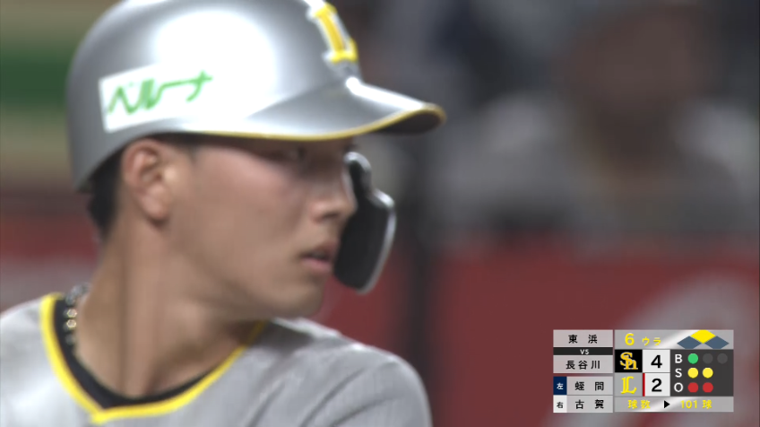 6回裏・H東浜巨 6回102球2失点と粘りの投球を見せる!!