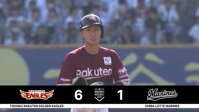 6回表・E村林一輝 走者一掃のタイムリー2ベースヒットを放ち点差を広げる!!