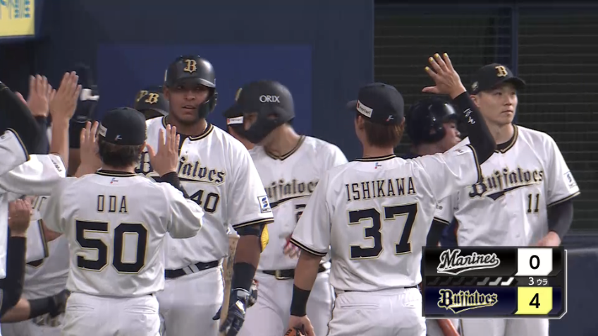 3回裏・Bセデーニョ 4番の一振り!! ライトスタンドに突き刺す第3号の先制満塁ホームラン!!