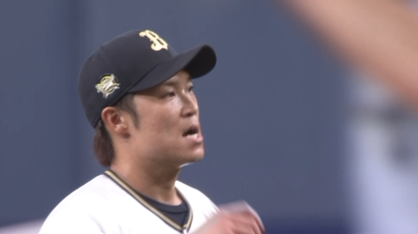 7回表・B阿部翔太 闘志溢れる投球!! 一打逆転のピンチを無失点に抑える!!