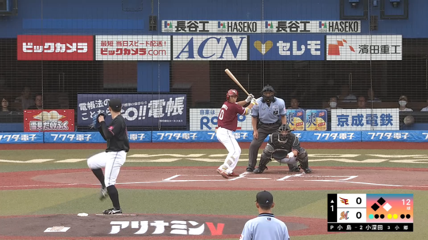 1回表・M小島和哉 巧みの技!! 牽制で1塁ランナーをアウトにする!!