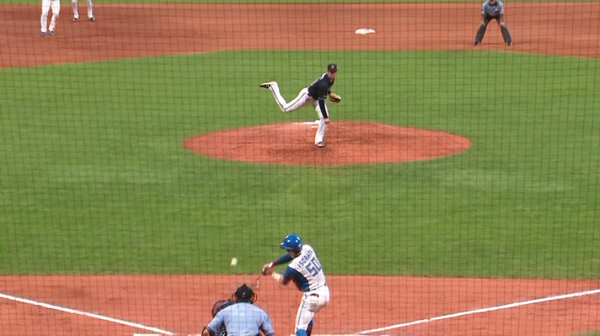 4回裏・F五十幡亮汰 起用に応える!! 追加点となるレフトへのタイムリーヒット!!