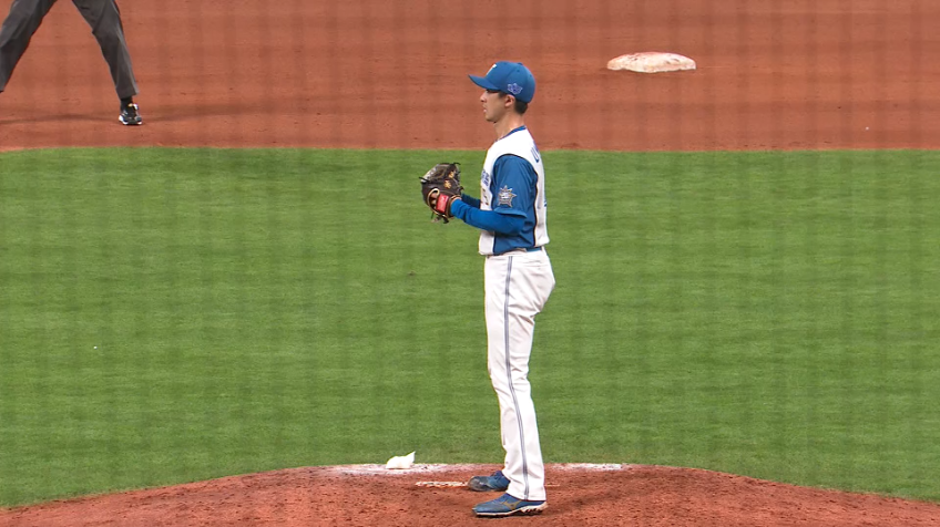 8回表・F上沢直之 母校の躍進に奮起!! 8回117球無失点の好投で7勝目!!