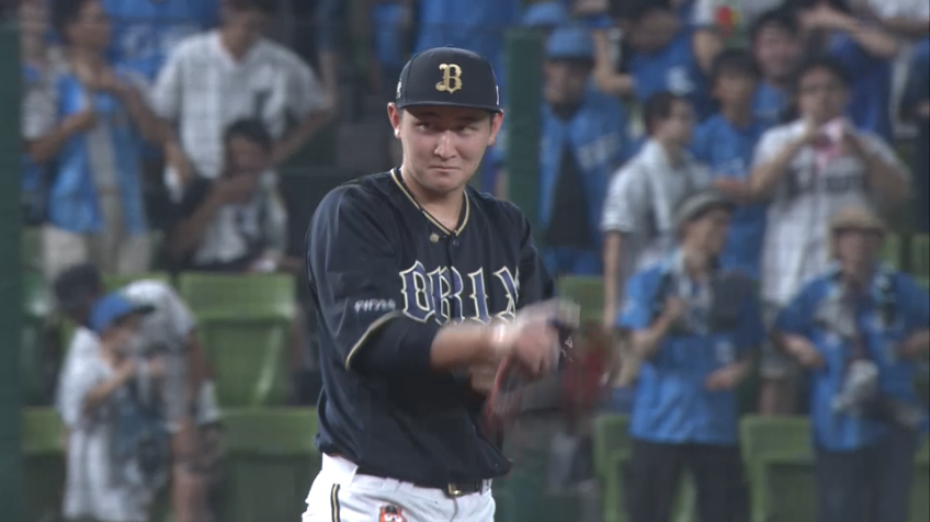 6回裏・B紅林弘太郎 見事な打球反応!! 鋭い打球をダイビングキャッチ!!