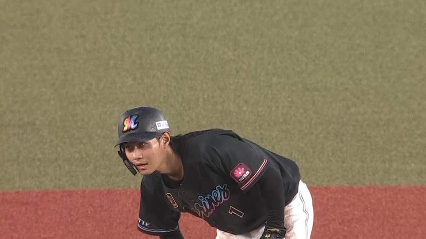 4回裏・M藤原恭大 2アウトから盗塁を決めてチャンスメイク!!