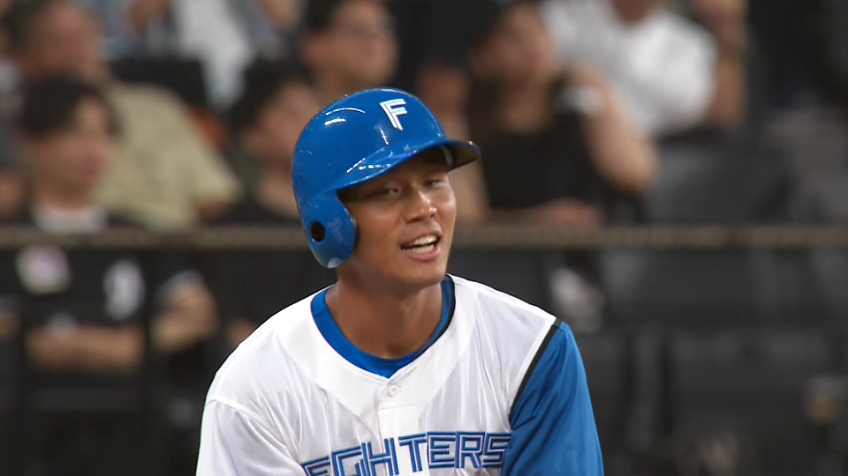 2回裏・F王柏融 期待に応えた‼ 左中間への2点タイムリー2ベースヒットを放つ!!