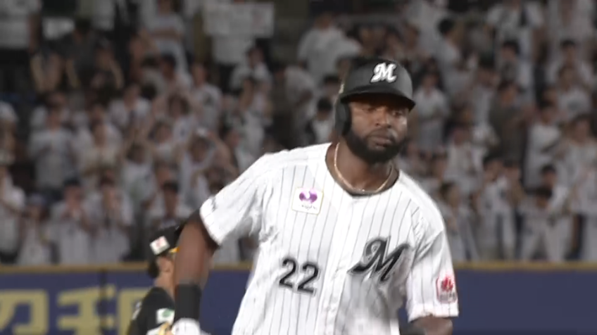 9回裏・Mポランコ なんとこの試合3本目!! 第19号ソロホームランで点差を縮める!!