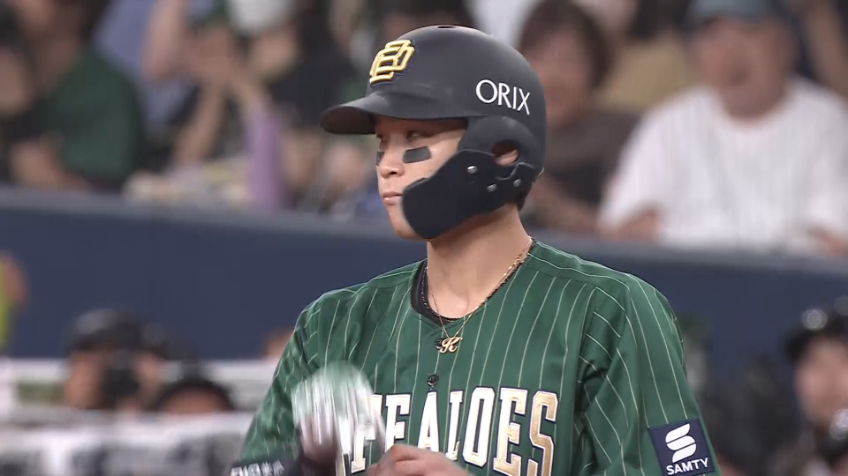 6回裏・B中川圭太 値千金!! センターへの勝ち越しタイムリーヒットを放つ!!