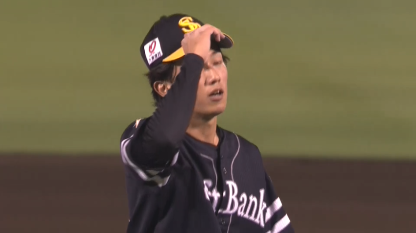 7回裏・H大津亮介 この回をわずか9球で抑え、2奪三振を奪う完璧リリーフ!!