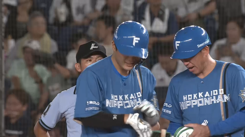 7回表・F郡司裕也 均衡破る!! しぶとく一二塁間へ勝ち越しのタイムリーヒット!!