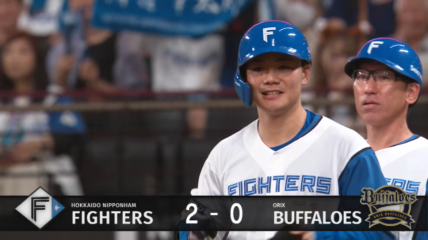 3回裏・F清宮幸太郎 ライトへのタイムリーヒットで追加点を挙げる!!