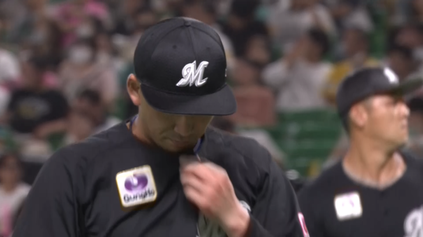 7回裏・M小島和哉 最後は2者連続三振!! 7回を112球7奪三振無失点の好投を見せ、マウンドを降りる!!