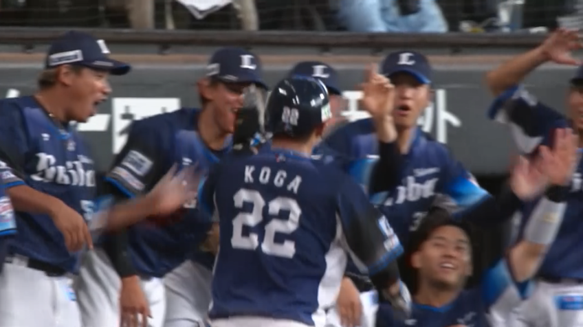 3回表・L古賀悠斗 女房役の一発!! ソロホームランを放ち先制に成功!!