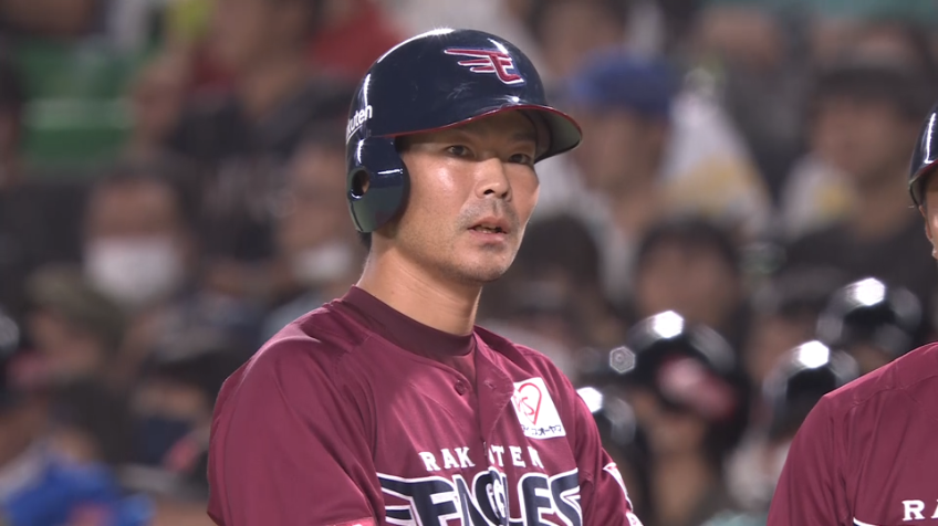 5回表・E島内宏明 均衡を破る一打!! ライトへ先制の2点タイムリーヒットを放つ!!