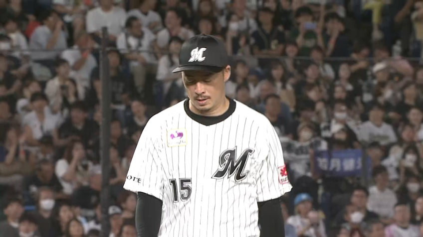 7回表・M美馬学 最後は併殺に抑え7回まで投げ切る!! ゲームを作るピッチング!!